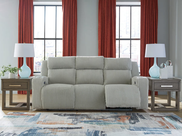 Forest Lake Alloy Chenille,Velvet Power Reclining Sofa