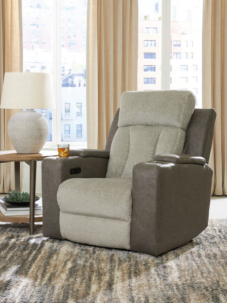 WhipLash Sisal Chenille Power Recliner
