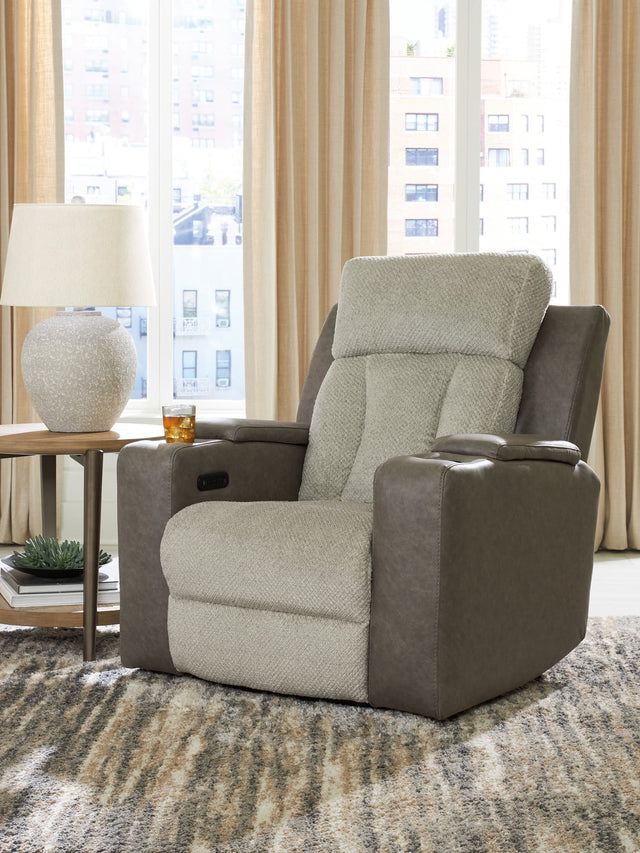 WhipLash Sisal Chenille Power Recliner