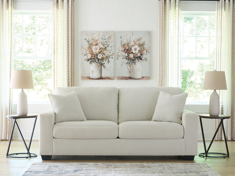 Greenbriar Ivory Velvet Sofa