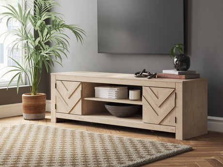 Cayboni Tan 71" TV Stand