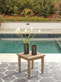 Clare Beige View 2 Outdoor Chairs with End Table