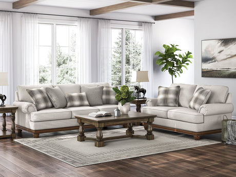 Clearbrooke Sandstone Sofa and Loveseat