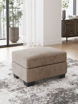 Olten Mocha Chenille Ottoman