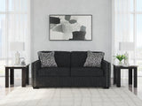 Jasmine Peaks Coal Chenille Sofa
