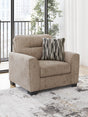 Olten Mocha Chenille Oversized Chair