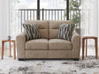 Olten Mocha Chenille Loveseat