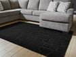 Gibbswell Black Washable 5' x 7' Area Rug