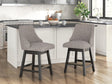 Neymorton Dark Grayish Brown Counter Height Barstool