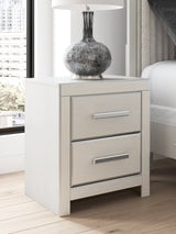 Zuraleus White Nightstand
