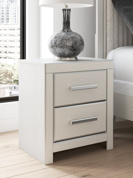 Zuraleus White Nightstand