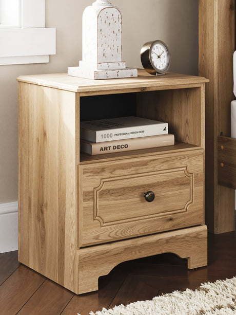 Aleaport Warm Brown Nightstand