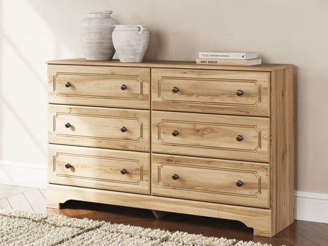 Aleaport Warm Brown Dresser