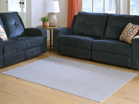 Worthley Gray Washable 5' x 7' Area Rug