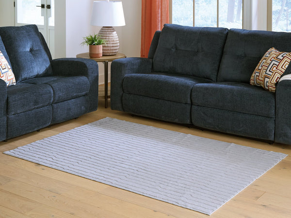 Worthley Gray Washable 5' x 7' Area Rug