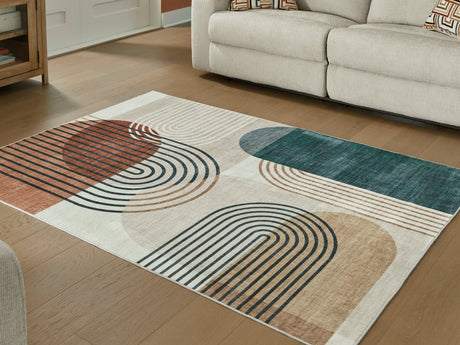Farrendale Multi Washable 8' x 10' Area Rug