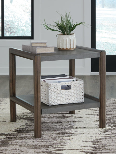 Kallenny Brown/Gray End Table
