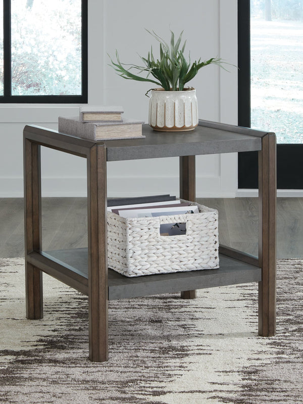 Kallenny Brown/Gray End Table