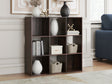 Glosmount Cherry/Light Brown Nine Cube Organizer