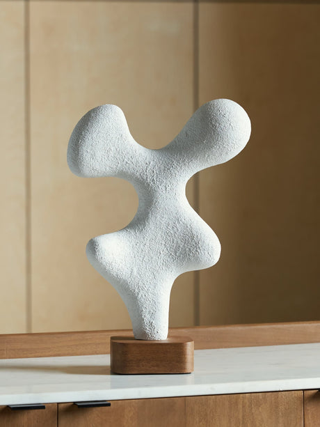 Lavarsen White/Brown Sculpture