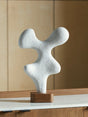 Lavarsen White/Brown Sculpture