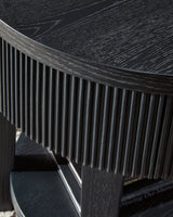 Marstream Black Coffee Table with 2 End Tables