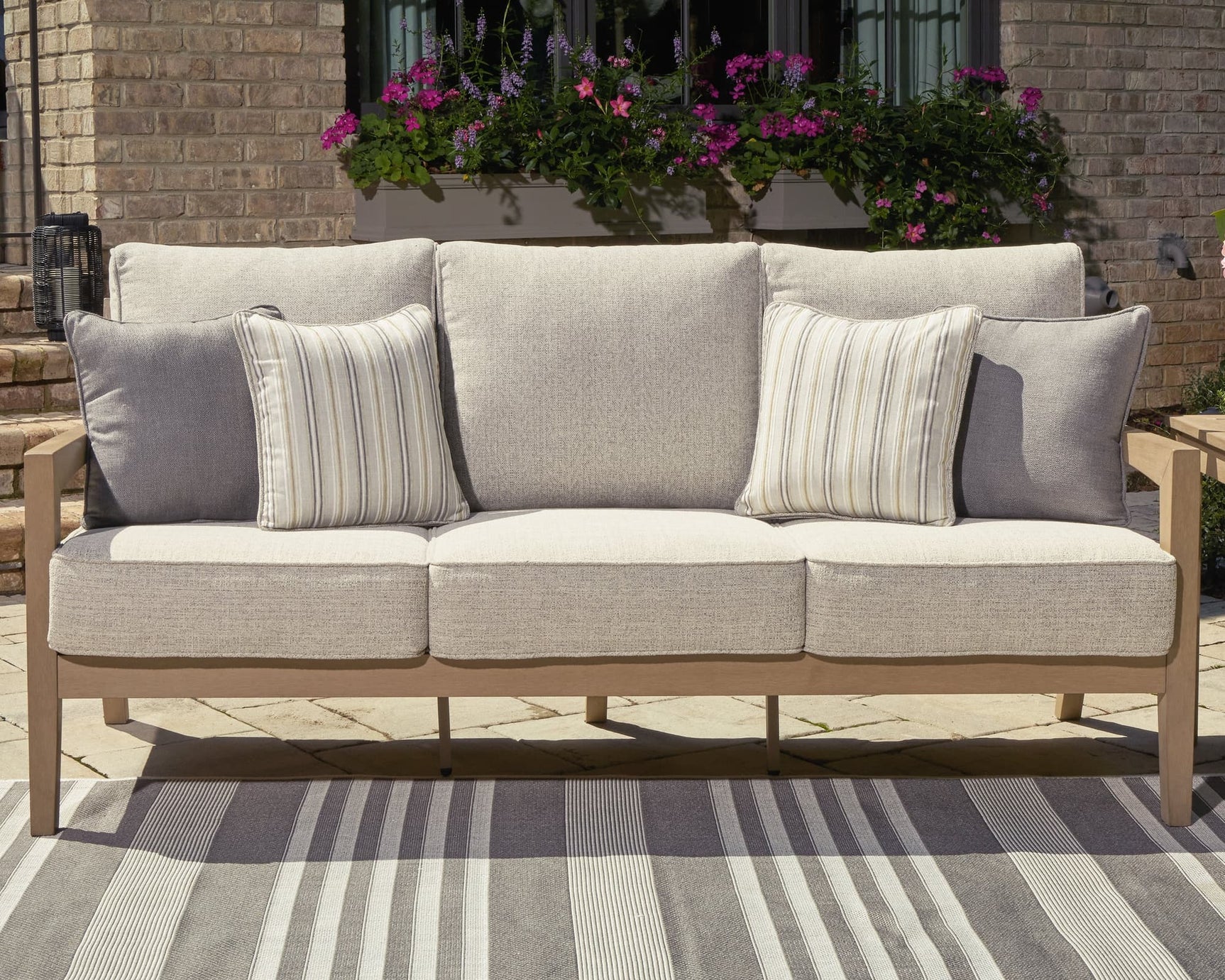 Hallow Driftwood Creek Outdoor Sofa and Loveseat