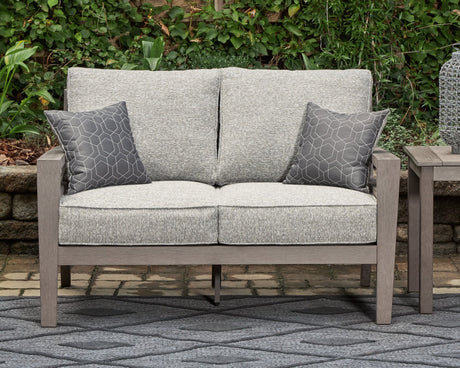 Hillside Gray/Brown Barn Outdoor Sofa and Loveseat