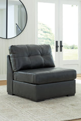 Brindley Fog Pier 3-Piece Sectional with Ottoman