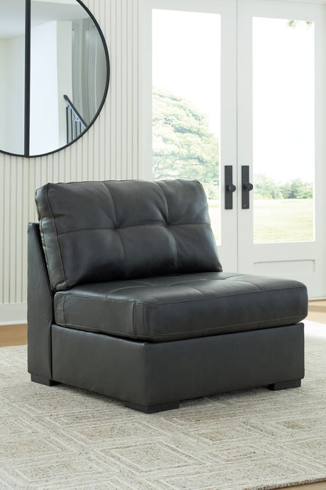 Brindley Fog Pier 3-Piece Sectional with Ottoman