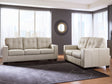 Santorine Bone Sofa and Loveseat