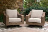 Laguna Beige Heights Outdoor Sofa with 2 Lounge Chairs