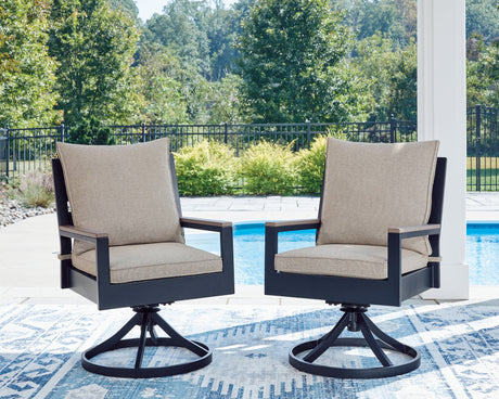 East Navy Blue/Driftwood Beach Outdoor Dining Table and 4 Chairs