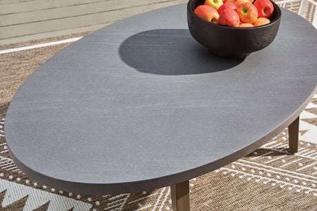Harmony Natural/Gray Headlands Outdoor Sofa and Loveseat with Coffee Table
