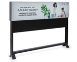 StoreDisplay Black Queen Metal Bedding Fixture