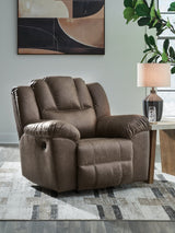Lowilla Driftwood Faux Leather Recliner