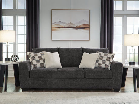 Loreo Ebony Chenille Sofa