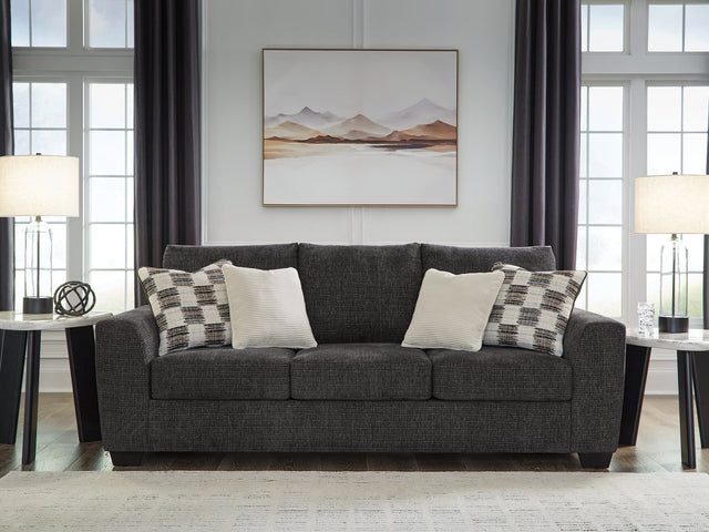 Loreo Ebony Chenille Sofa