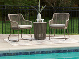 Majors Beach Beige Outdoor Table and 2 Chairs