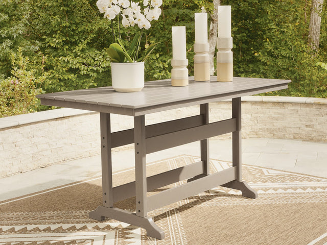 Seacliff Beach Medium Brown Outdoor Counter Height Dining Table