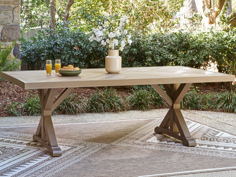 Laguna Heights Beige Outdoor Dining Table