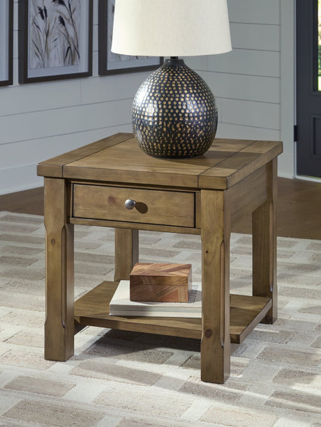 Vandenmore Medium Brown End Table
