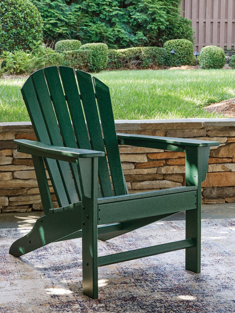 Sundown Shores Green Adirondack Chair