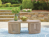 Serena Shores Beige Outdoor Coffee Table