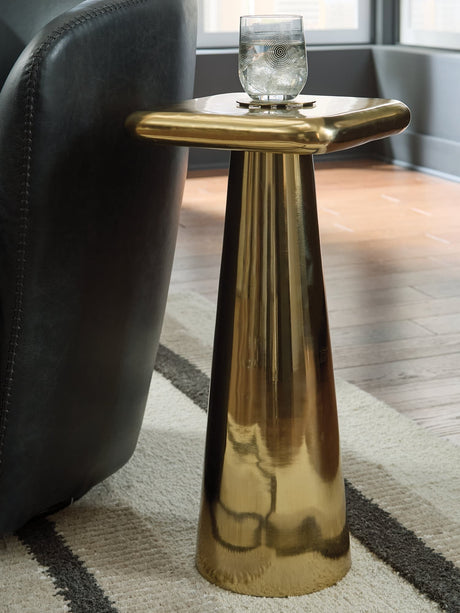Dallenburg Gold Finish Accent Table
