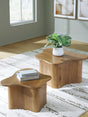 Abeford Brown Accent Coffee Table (Set of 2)