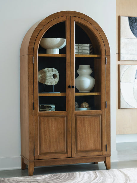 Dagandale Natural/Black Accent Cabinet