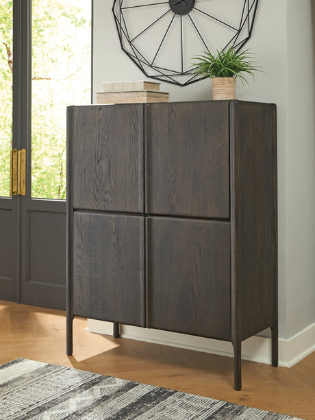 Orsonal Espresso Brown Accent Cabinet