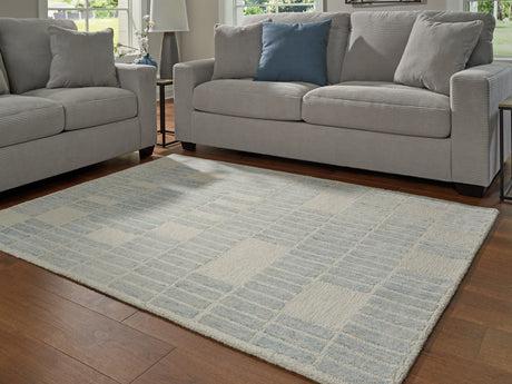Dylanton Ivory/Blue 5' x 7' Area Rug