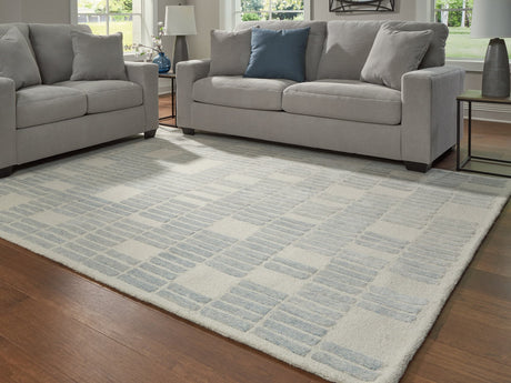 Dylanton Ivory/Blue 7'8" x 10' Area Rug
